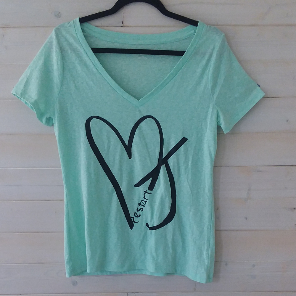 mint MOSSIMO SUPPLY CO short sleeve top